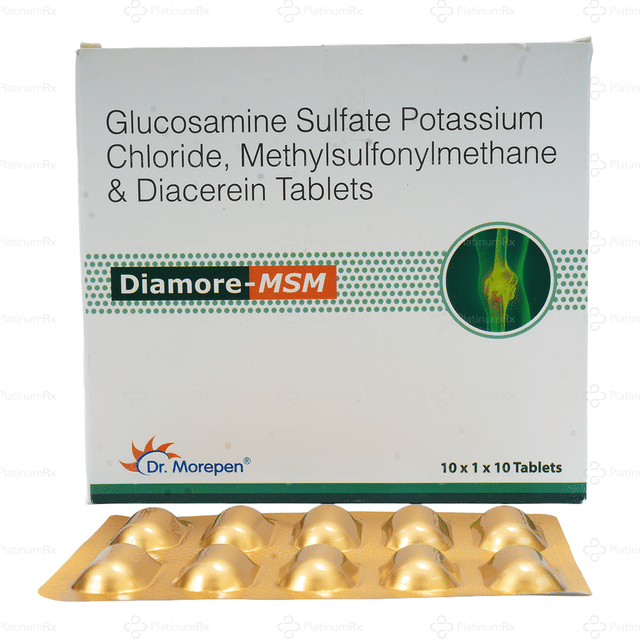 Diamore Msm 50/750/250mg Tablet 10s