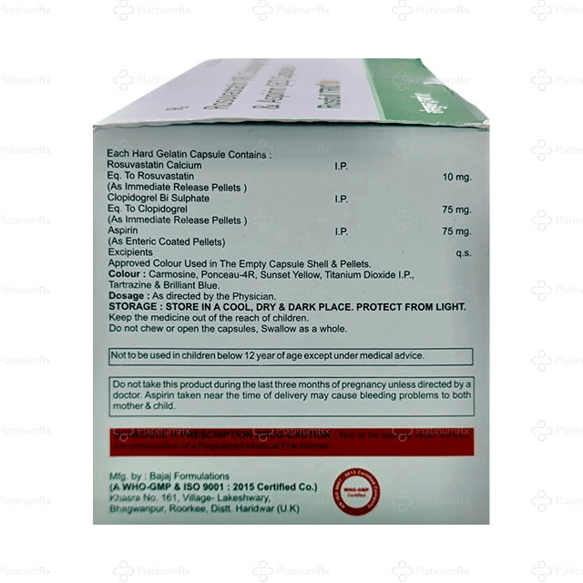 Rosfull Trio 75/75/10mg Capsule IR 10s