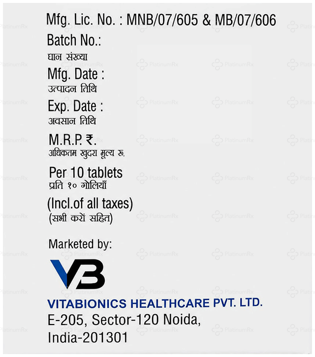 Trionics SP 100/325/15mg Tablet 10s