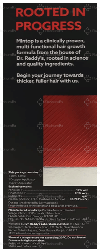 Mintop Gain + 10% Hair Regrowth Formula 60ml