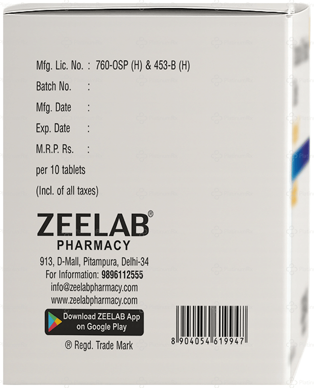 Fungizee T 100/250mg Tablet 10s