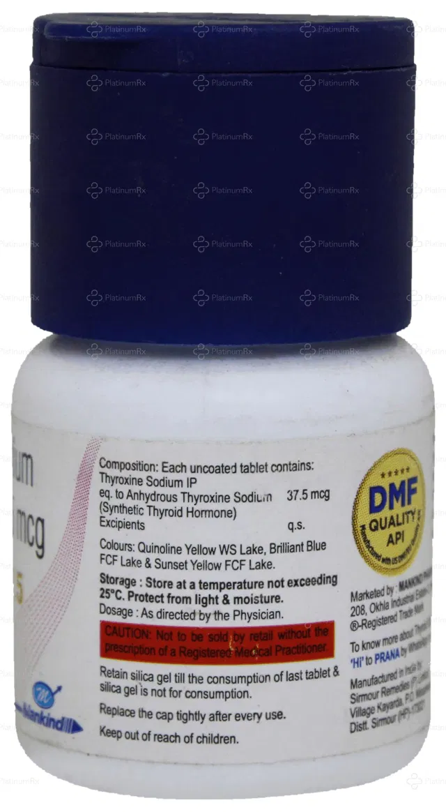 Thyroneed 37.5mcg Tablet 120s