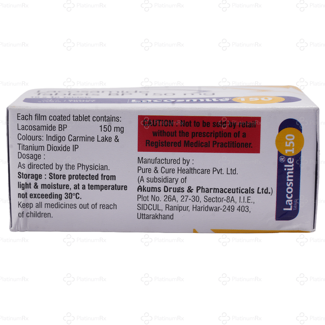 Lacosmile 150mg Tablet 10s
