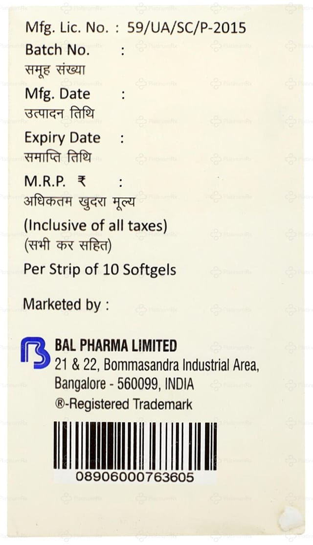 Balvibe Softgel Capsule 10s