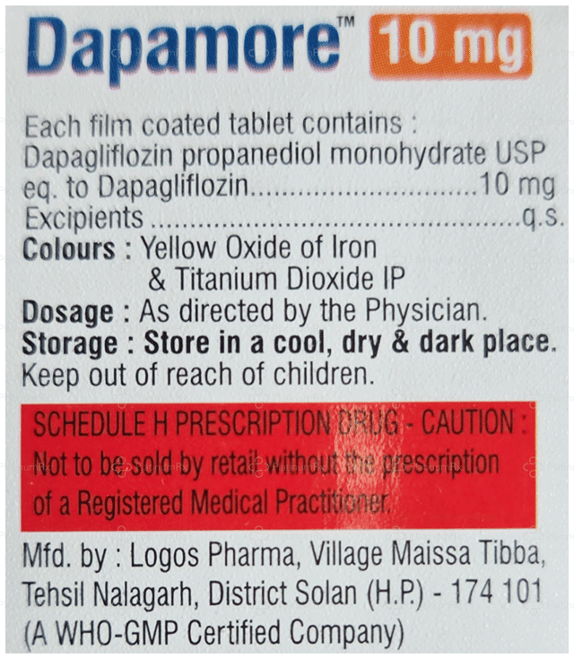 Dapamore 10mg Tablet 10s