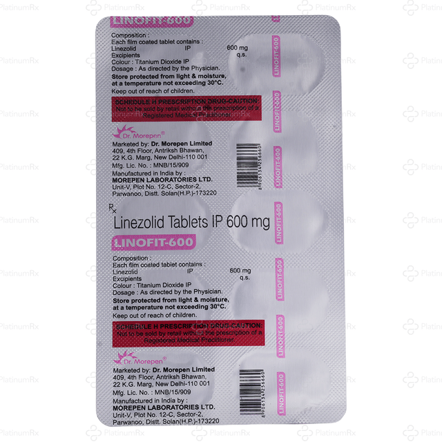 Linofit 600mg Tablet 10s