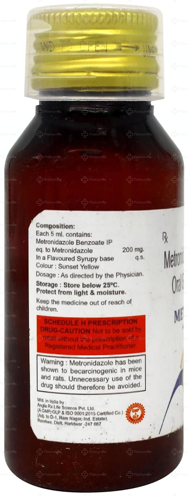 Metrofyn 200mg Delicious Mango Flavour Oral Suspension 60ml