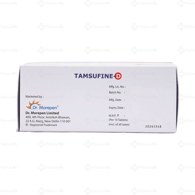 Tamsufine D ER 0.5/0.4mg Tablet 10s