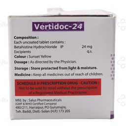 Vertidoc 24mg Tablet 10s