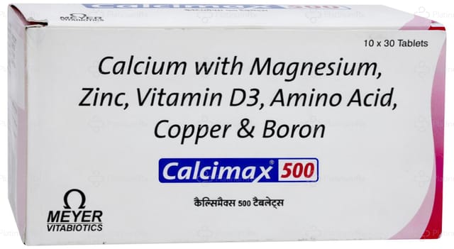 Calcimax 500mg Tablet 30s