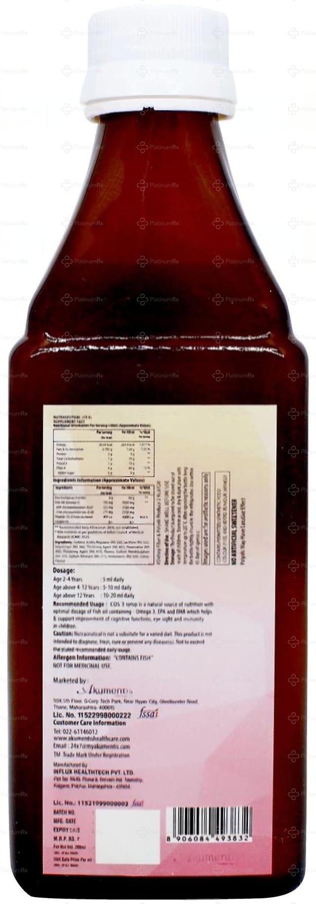 Cos3 Syrup 200ml