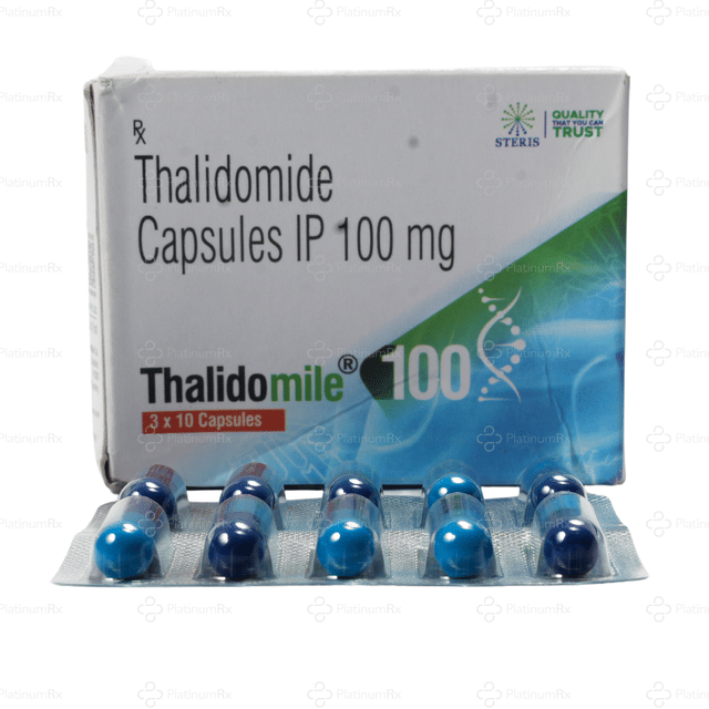 Thalidomile 100mg Capsule 10s