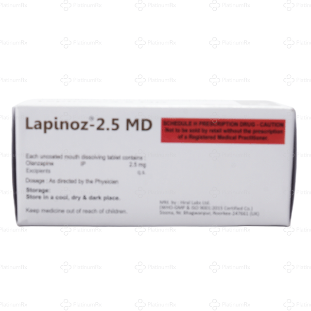 Lapinoz 2.5mg Tablet MD 10s