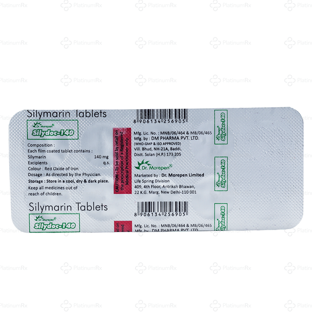 Silydoc 140mg Tablet 10s