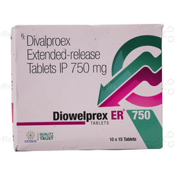 Diowelprex 750mg Tablet ER 15s