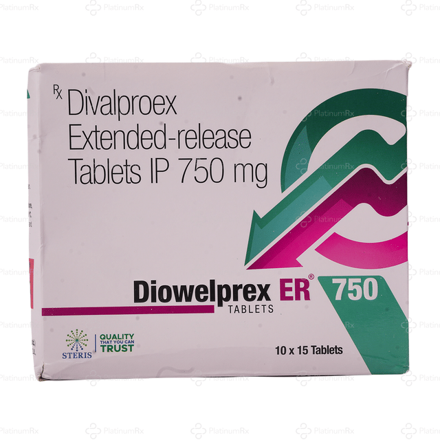 Diowelprex 750mg Tablet ER 15s
