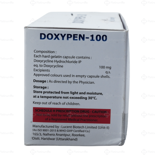Doxypen 100mg Capsule 10s