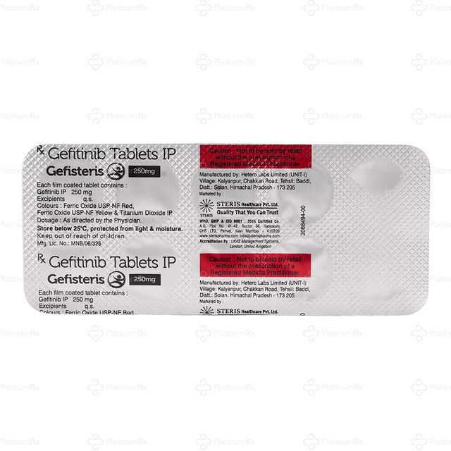 Gefisteris 250mg Tablet 10s