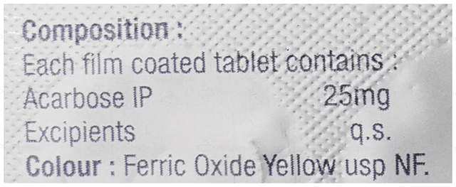 ACAReco 25mg Tablet 15s