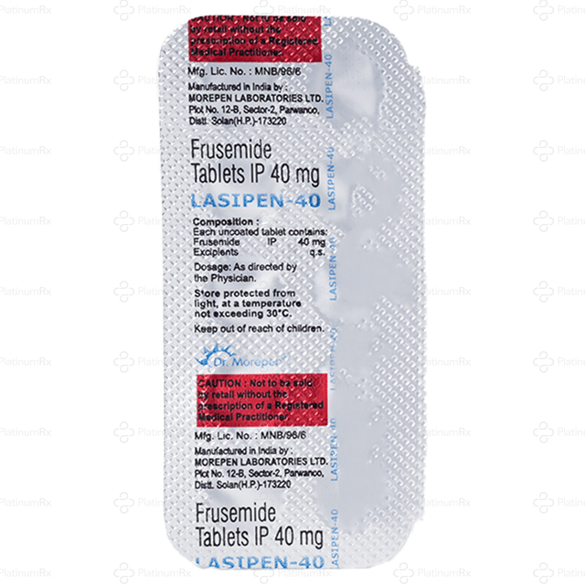 Lasipen 40mg Tablet 10s