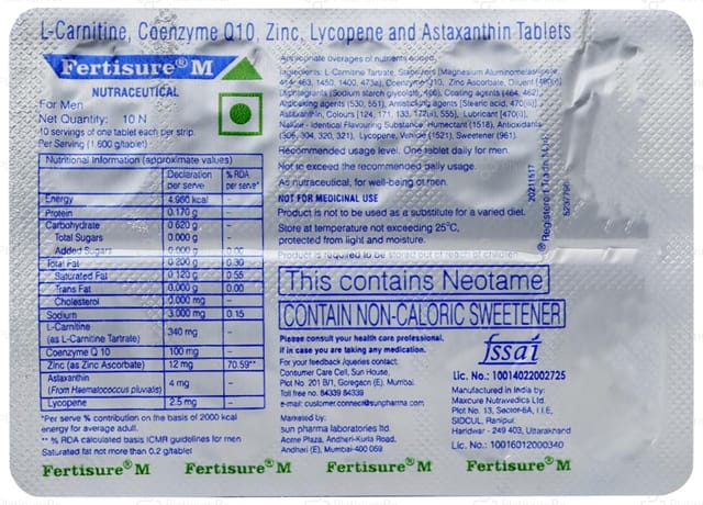 Fertisure M Tablet 10s