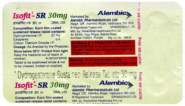 Isofit SR 30mg Tablet SR 10s