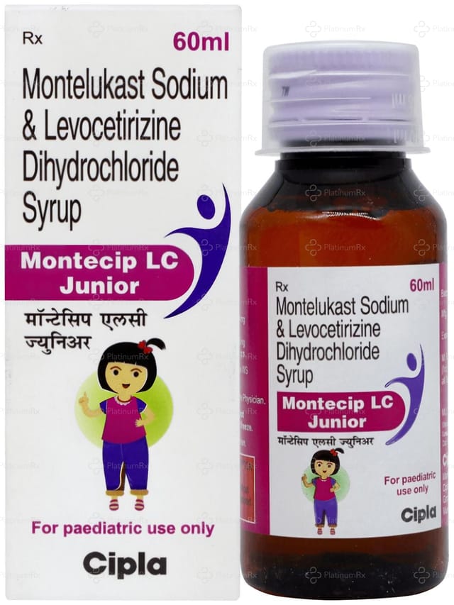 Montecip LC 2.5/4mg Junior Syrup 60ml