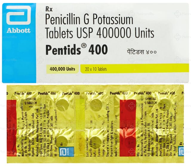 Pentids 400000IU Tablet 10s