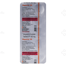 Megestrial 160mg Tablet 10s