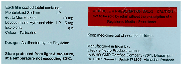 Jolykast L 5/10mg Tablet 10s