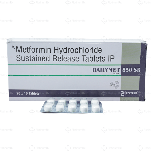 Dailymet 850mg SR Tablet 10s