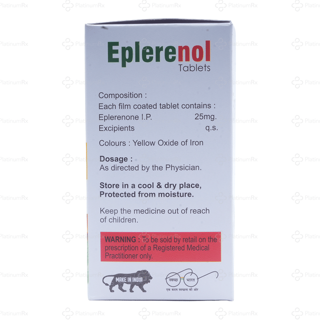 Eplerenol 25mg Tablet 10s