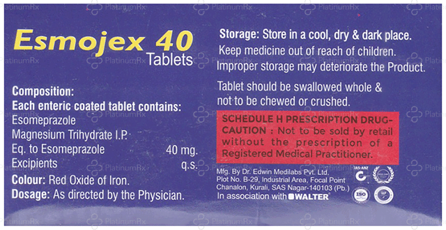Esmojex 40mg Tablet 15s