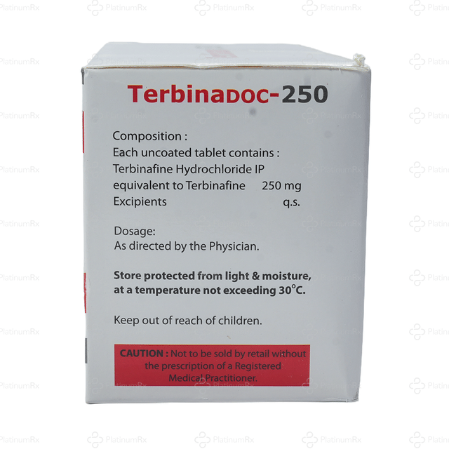 Terbinadoc 250mg Tablet 7s