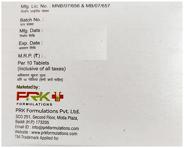 Glymora M Forte 1/1000mg Tablet SR 10s
