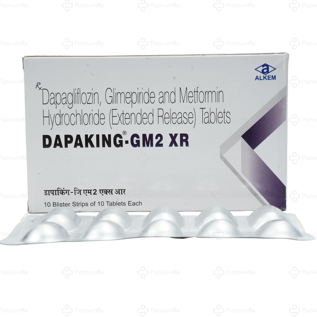 Dapaking GM 2/10/500MG XR Tablet 10s