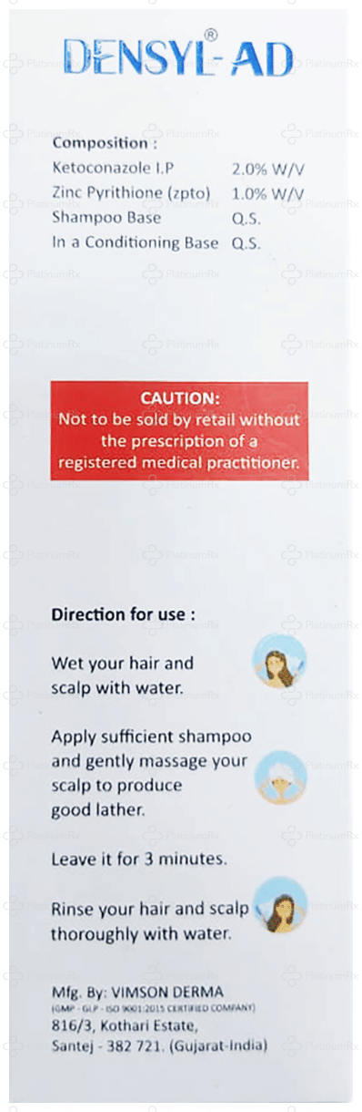 Densyl AD Anti Dandruff Shampoo 100ml