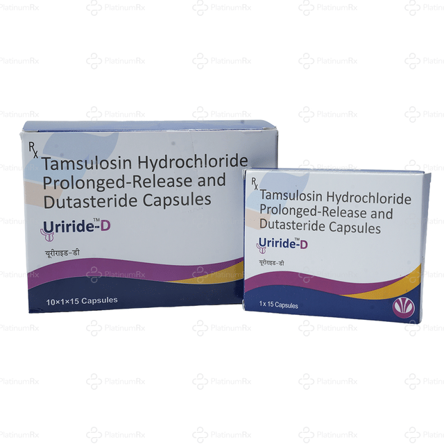 Uriride D 0.5/0.4mg Capsule PR 15s