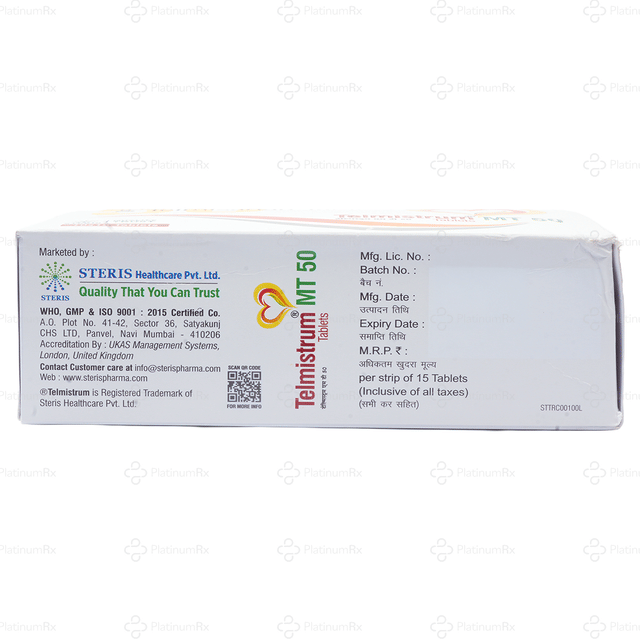 Telmistrum MT 50/40mg Tablet ER 15s