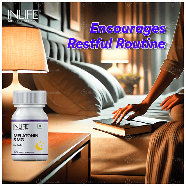 Inlife Melatonin 3mg Tablet Adults 120s