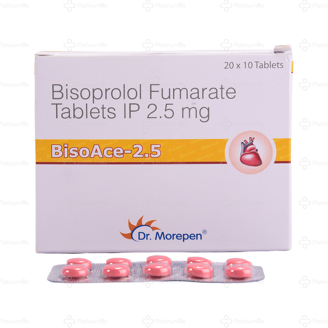 Bisoace 2.5mg Tablet 10s