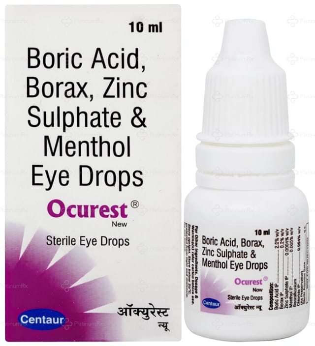 Ocurest New Sterile Eye Drop 10ml