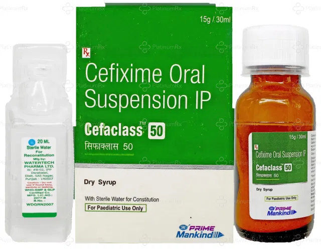 Cefaclass 50mg Dry Syrup 30ml