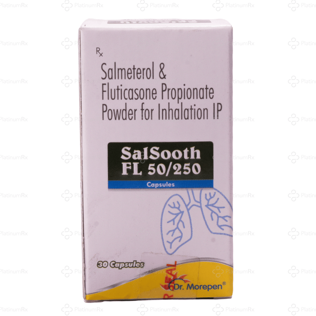 Salsooth FL 50/250mcg Capsule 30s