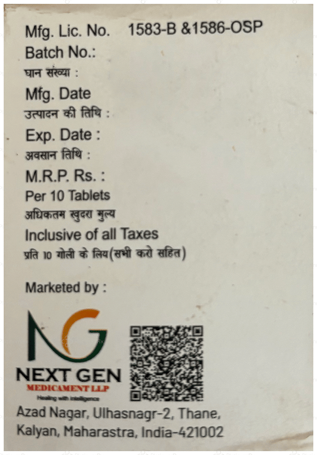 Paragen P 100/325mg Tablet 10s