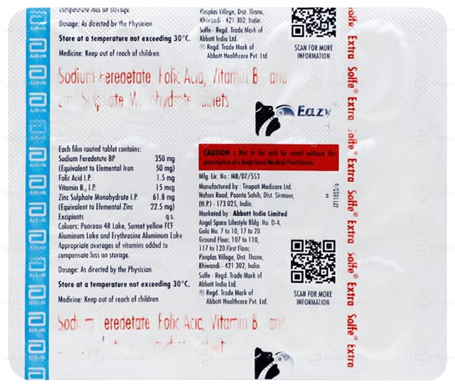 Solfe Extra Tablet 15s