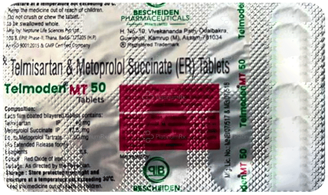Telmoden MT 47.5/40mg Tablet ER 10s