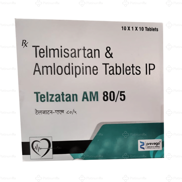 Telzatan AM 80/5mg Tablet 10s