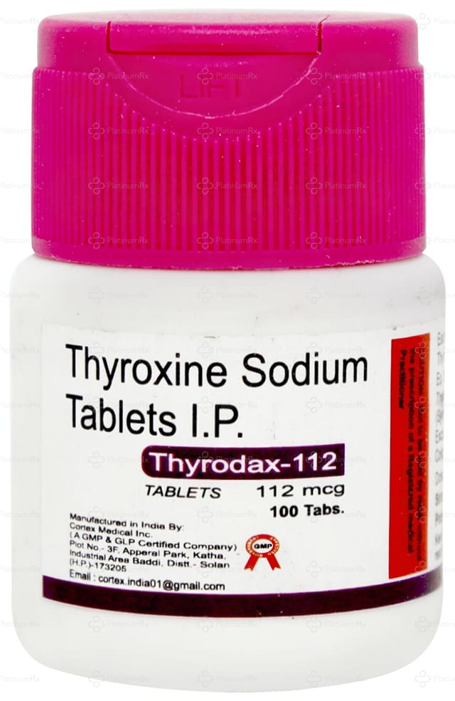 Thyrodax 112mcg Tablet