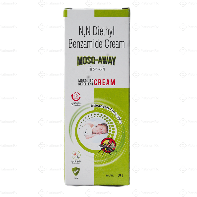 Mosq Away Mosquito Repellent 12% Cream 50gm